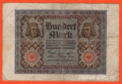 Německo - 100 Mark 1.11.1920 - série D - J