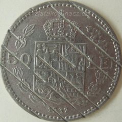 Rumunsko - 50 lei 1937 Demon