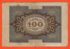 Německo - 100 Mark 1.11.1920 - série C - R