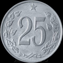 25 haléř 1962