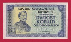 20 kčs 1945 KH
