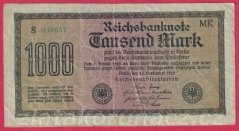 Německo - 1000 mark 15.9.1922 - série S-MK