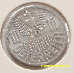 Rakousko - 10 groschen 1965