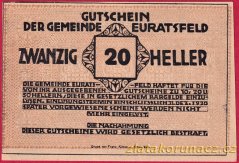 Euratsfeld - 20 haléřů - 1920