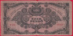 Maďarsko - 1000 Pengö 1945 kolek