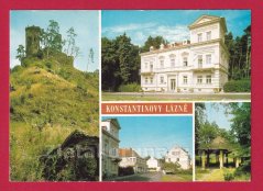 Konstantinovy lázně - lázně a zřícenina Gutštejn