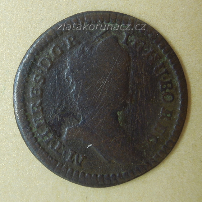 Fenik-1/4 krejcar 1764-varianta I.