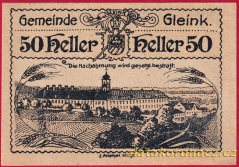 Gleink - 50 haléřů - 1920