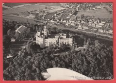 Hluboká nad Vltavou - Zámek - letecký pohled