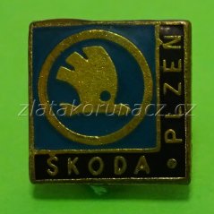 Škoda Plzeň hranatý modrý