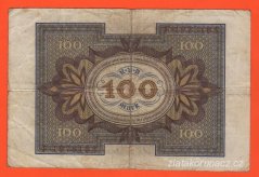 Německo - 100 Mark 1.11.1920 - série F-A