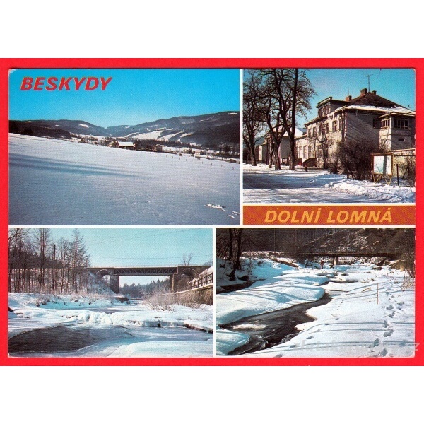Beskydy - Dolní Lomná-Zimní krajina