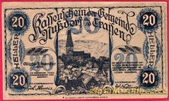 Nussdorf an der Traisen - 20 haléřů - 1920