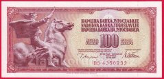 Jugoslávie - 100 Dinara 1978