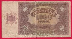 Chorvatsko - 1000 Kuna 1941
