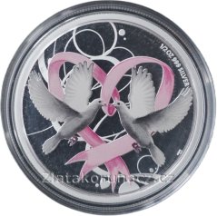 Cook Islands - 50 cents 2011 - 1/2 oz Forever Love barvený
