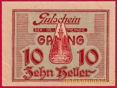 Gaming - 10 haléřů - 1920