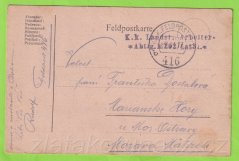 Rakousko-Uhersko - Razítko K.k.Landst.Arbeiter.Abtig.No202/Lst31