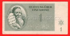 1 K - Terezínská poukázka A 035