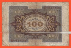 Německo - 100 Mark 1.11.1920 - série B - B