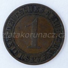 Německo - 1 Reichspfennig 1928 A
