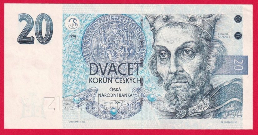 Česká republika - 20 korun 1994  A 53
