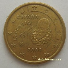 Španělsko - 10 Cent 2000