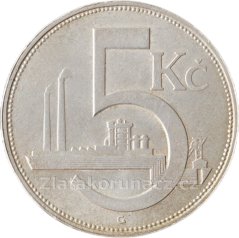 Pětikoruna - 5Kč 1928