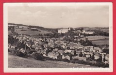 Vimperk - v pozadí zámek