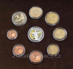 Sada dřevěná 2016 - Slovenské euromince 2016 proof like