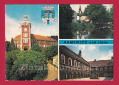 Kamenice nad Lipou - znak, zámek