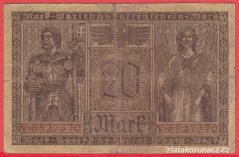 Německo - 20 mark 20.2.1918 - série V
