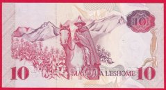 Lesotho - 10 Maloti 1990