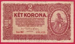 Maďarsko - 2 Korona 1920 varianta