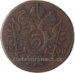 3 Krejcar 1800 E