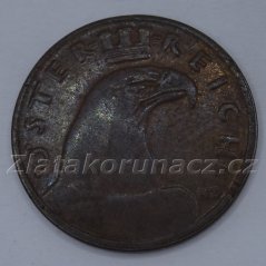 Rakousko - 1 groschen 1938