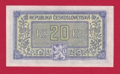20 kčs 1945 KH