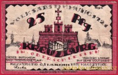 Kreuzburg - 25 pfennig - 1921
