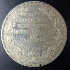 Německo - Hanover - 1 tolar 1865 B