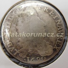 Francie - 1/4 ecu (30 soles) 1690