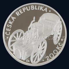 2015 - 200Kč - Josef Božek (parovůz) Proof