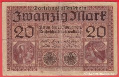 Německo - 20 mark 20.2.1918 - série T