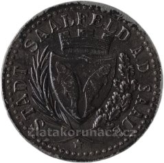 Německo - Saalfeld an der Saale - 10 pfennig b.d. (1918)