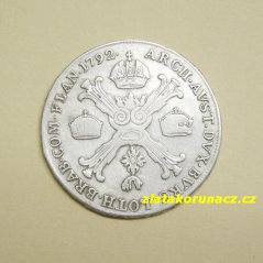 1/2 Tolar křížový 1792 H