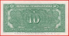 10 Kčs b.l. 1945 YV