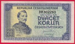 20 Kčs b.l.1945 HK