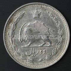 Írán - 2 rials 1322 (1943)