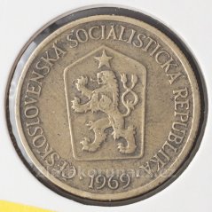 1 koruna 1969
