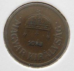 Maďarsko - 2 fillér 1938 BP