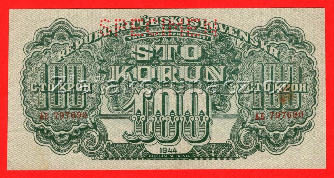 100 korun 1944 AE